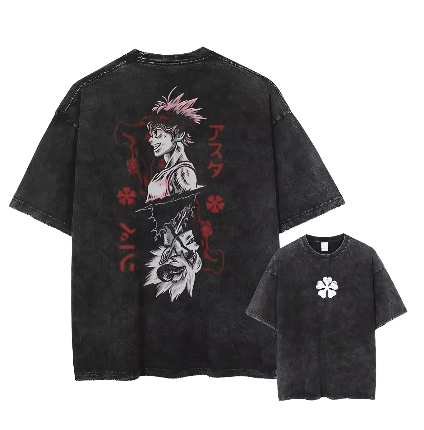 Devil Grimoire Anime Graphic T-Shirt – Cotton Oversized Tee