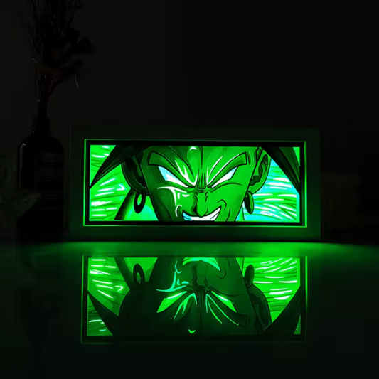 Divine Wrath Anime LED Lightbox – Premium Ambient Room Decor