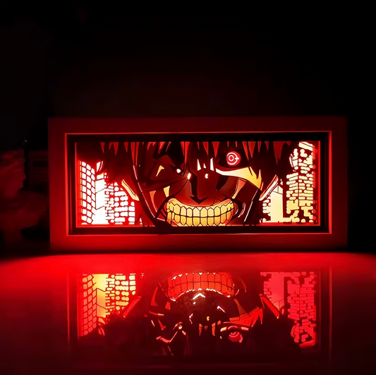 Ghoul Anime LED Lightbox – Premium Ambient Room Decor