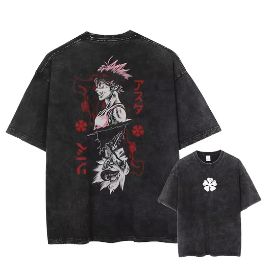 Devil Grimoire Anime Graphic T-Shirt – Cotton Oversized Tee